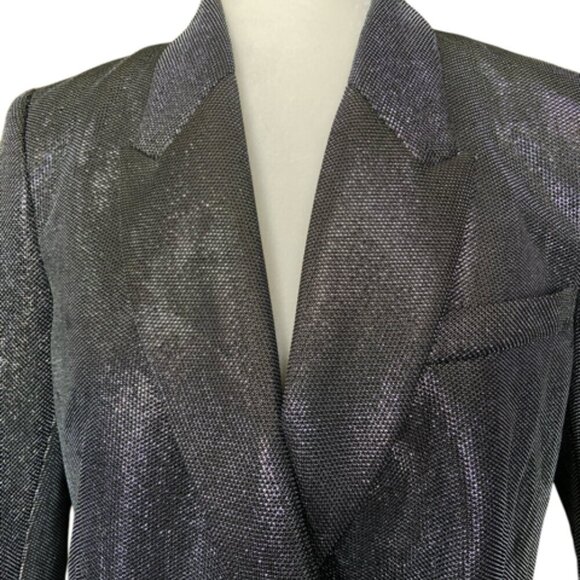 Metallic Structured Blazer - Medium - Picture 4 of 10